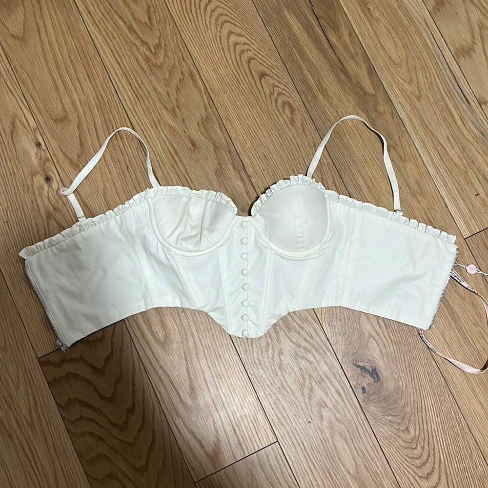 Oh Polly Ivory Corset Top